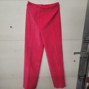 VINTAGE BILL ATKINSON GLEN OF MICHIGAN HOT PINK VELVET PANTS